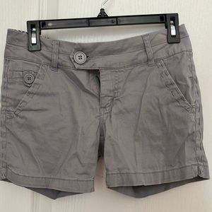 Juniors size 3 grey shorts